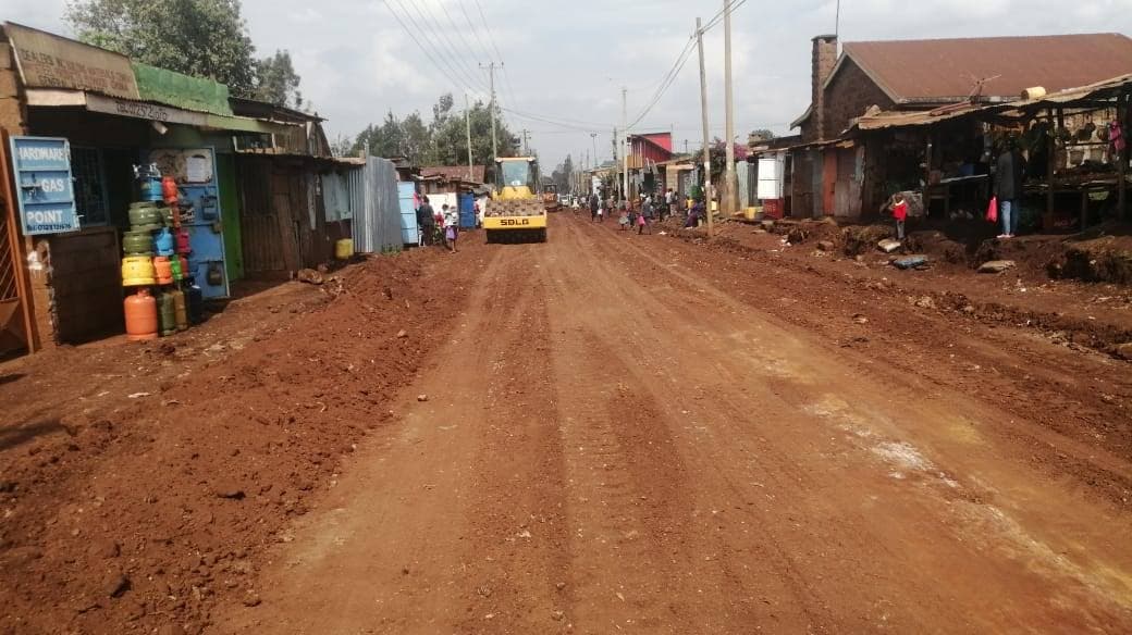 Road Construction in Kikuyu Constituency